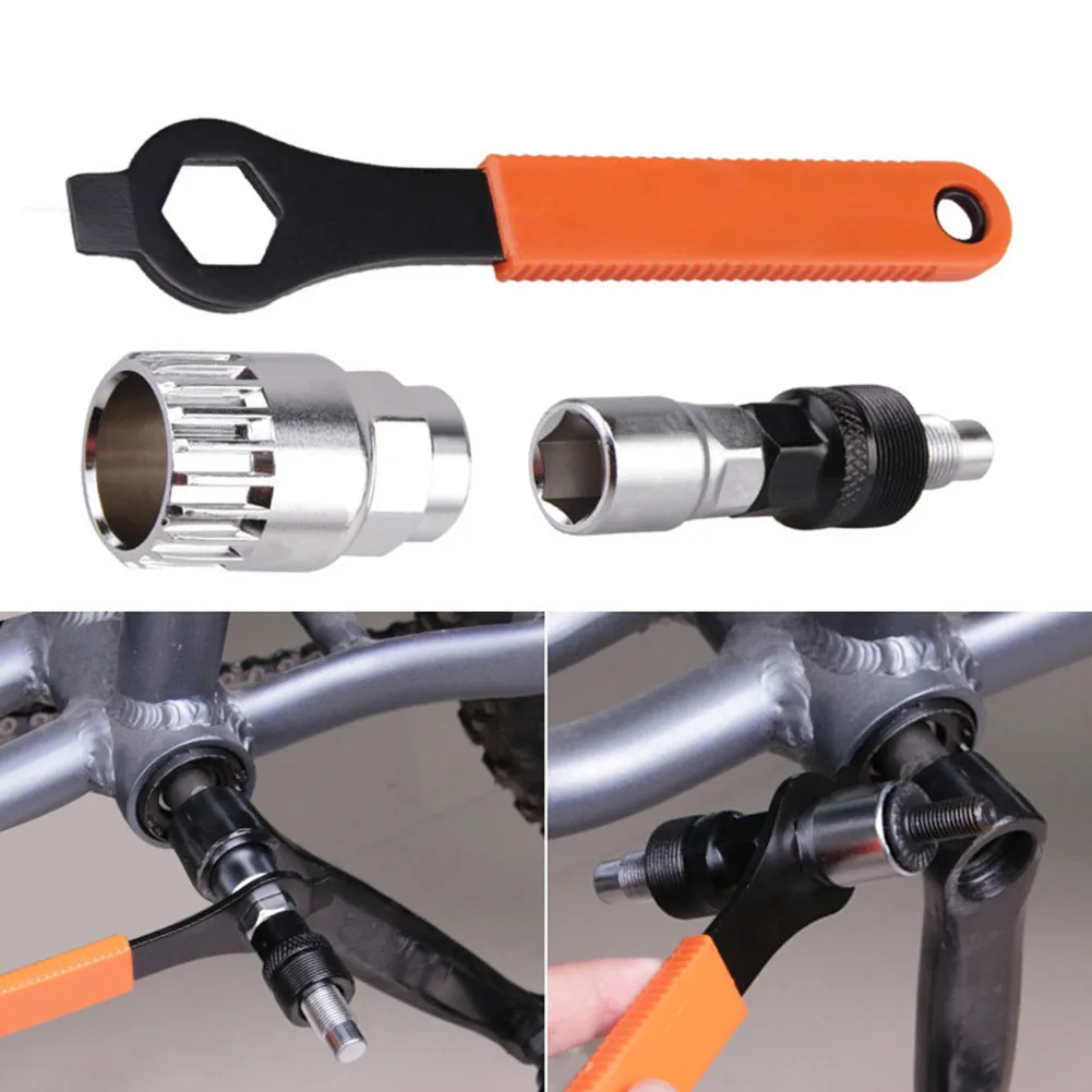 

Bike Crank Remover Steel Removerstandard Square Conical Bottom Bracket Disassemble Tool Bicycle Center Shaft Repair Accessories
