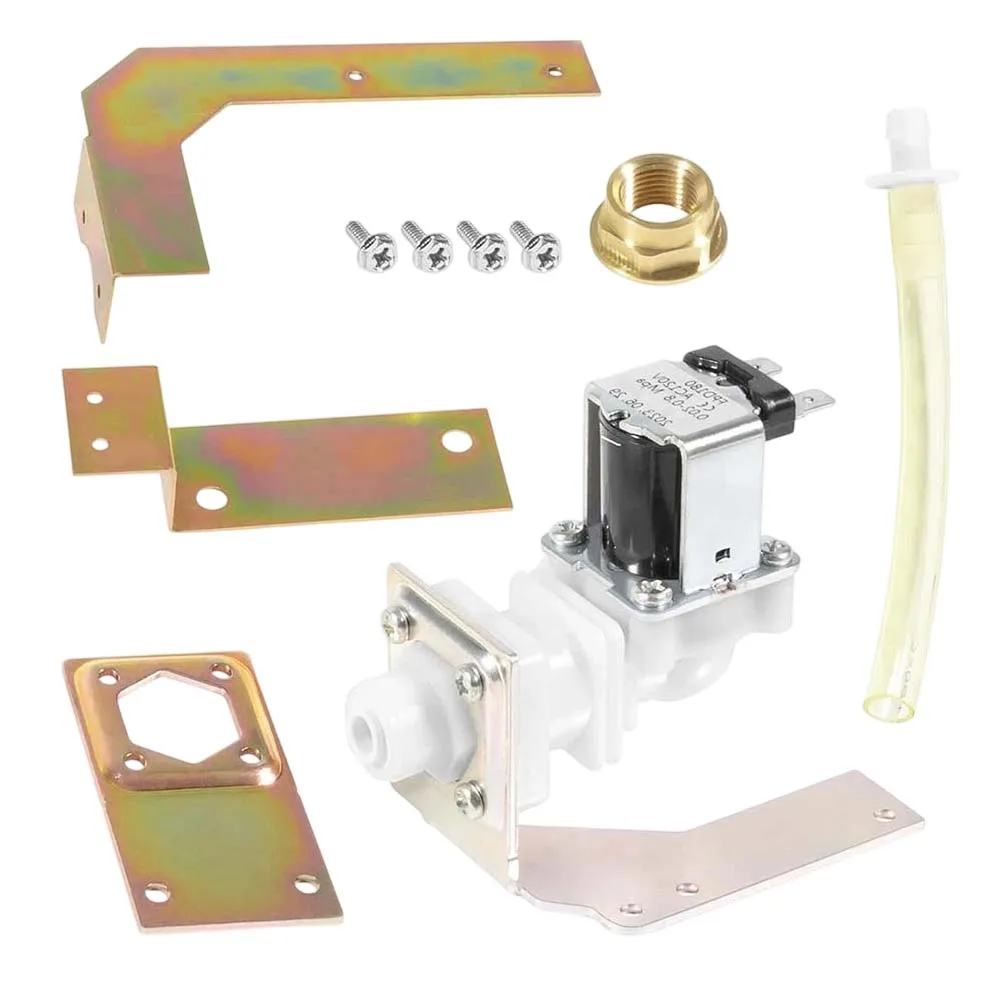 Ice Maker Water Inlet Solenoid Valve 120V 60Hz 5W Brass Connector Kit For Manitowoc 000009123 Replacement Part