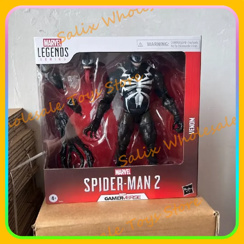 New In Stock Marvel Legends Series Venom Spider-Man 2 Gamerverse Anime Action Figure Figurine Statue Model Gifts Kids Toys