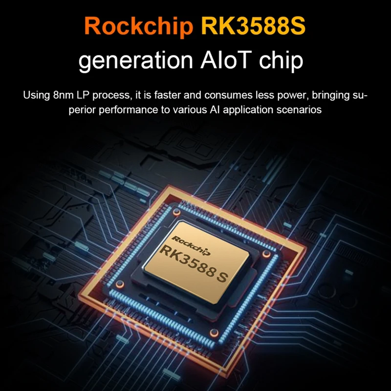 DN-для Orange Pi 5B, материнская плата EMMC, 8-ядерный 64-битный процессор, материнская плата для программирования