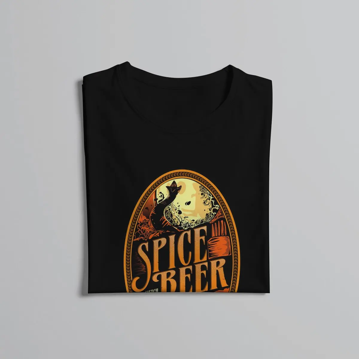 Spice Beer Label Dune Arrakis Film T Shirt Graphic Crewneck TShirt Harajuku Clothing