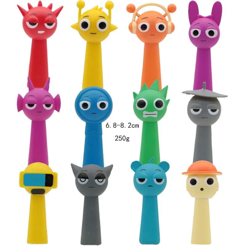 12 Teile/satz Sprunki Figuren Spielzeug Incredibox Sprunki Action Figure Garten Von Banban Figuren Sprunki Pvc Puppe Ornament Kinder Geschenke
