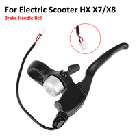 Brake Handle Brake Clutch Lever With Bell Universal For HX X7 X8 Electric Scooter Electric Scooter Accessories Parts