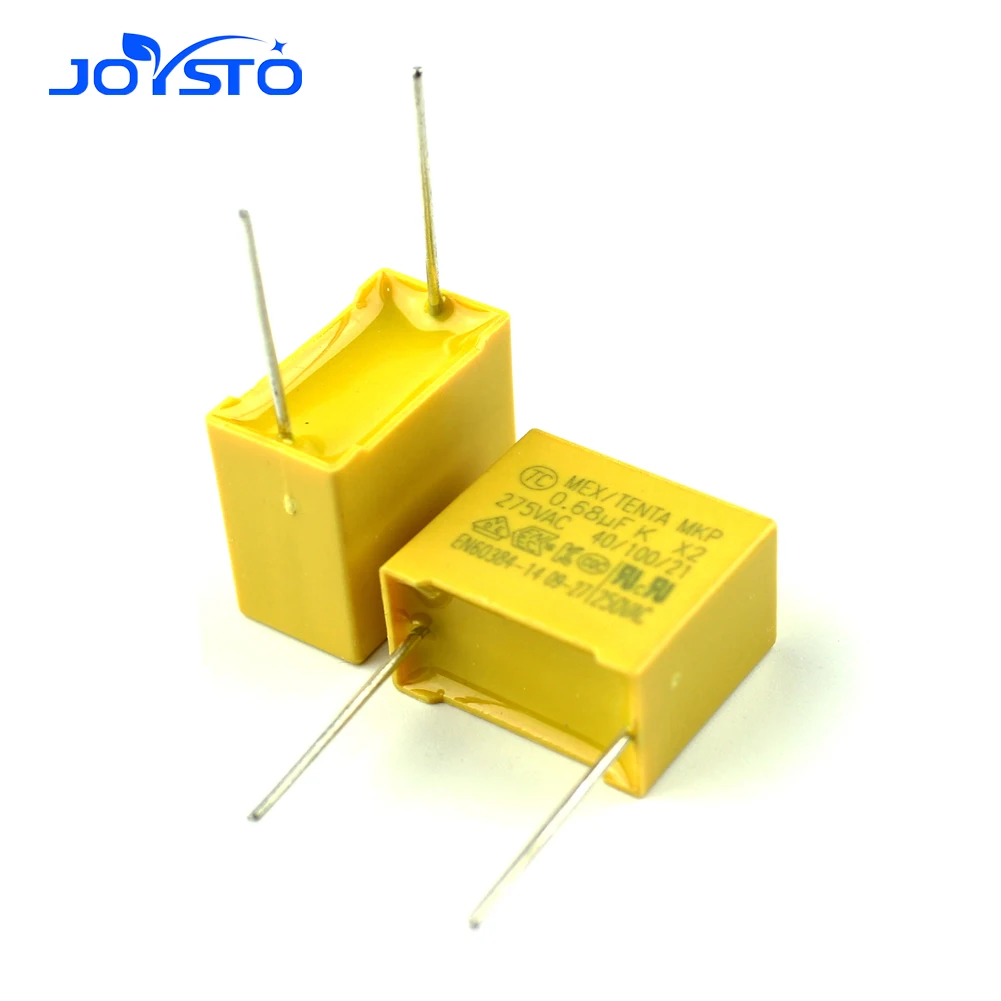 10pcs 275VAC capacitor X2 series 0.01UF ~ 2.2UF Polypropylene film capacitor New 10nf 100nf 150nf 200nf 680nf 470nf 1UF