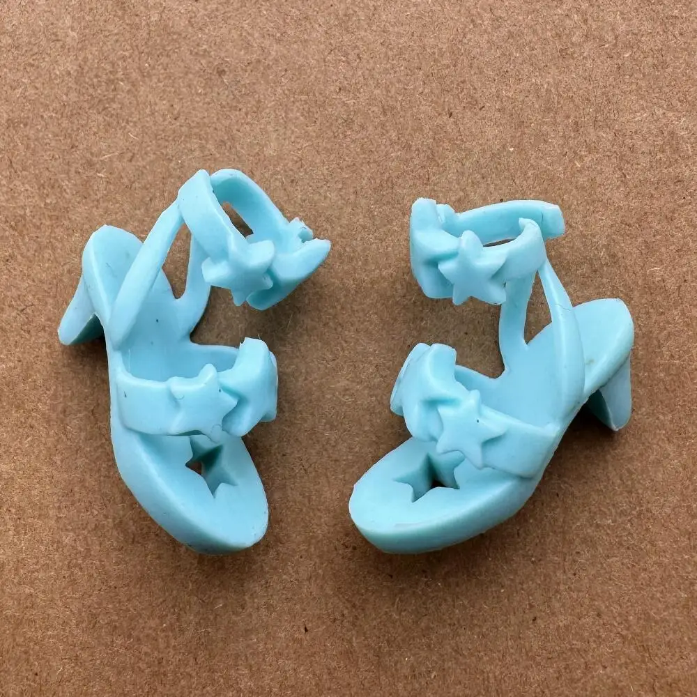1/6 Maßstab DIY Licca Puppenschuhe Japanische Sandalen mit Hohem Absatz & Flachem Absatz Schuhe für Idol-Männerpuppen Mädchenkörper Puppenzubehör – Detail 10