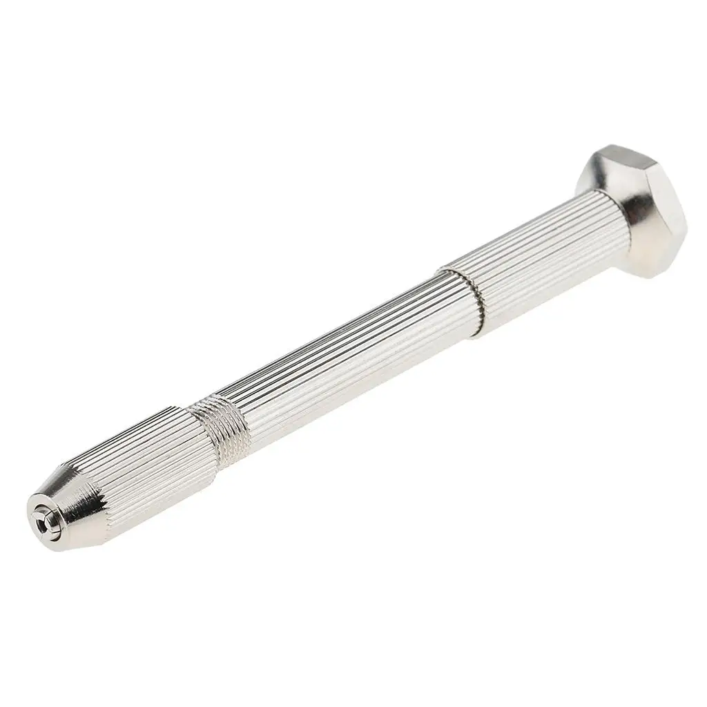Hand Drill Pin Vise Swivel Head Manual Tool Jewelry Making Professional Repair Kit for Metal Model Hobbies