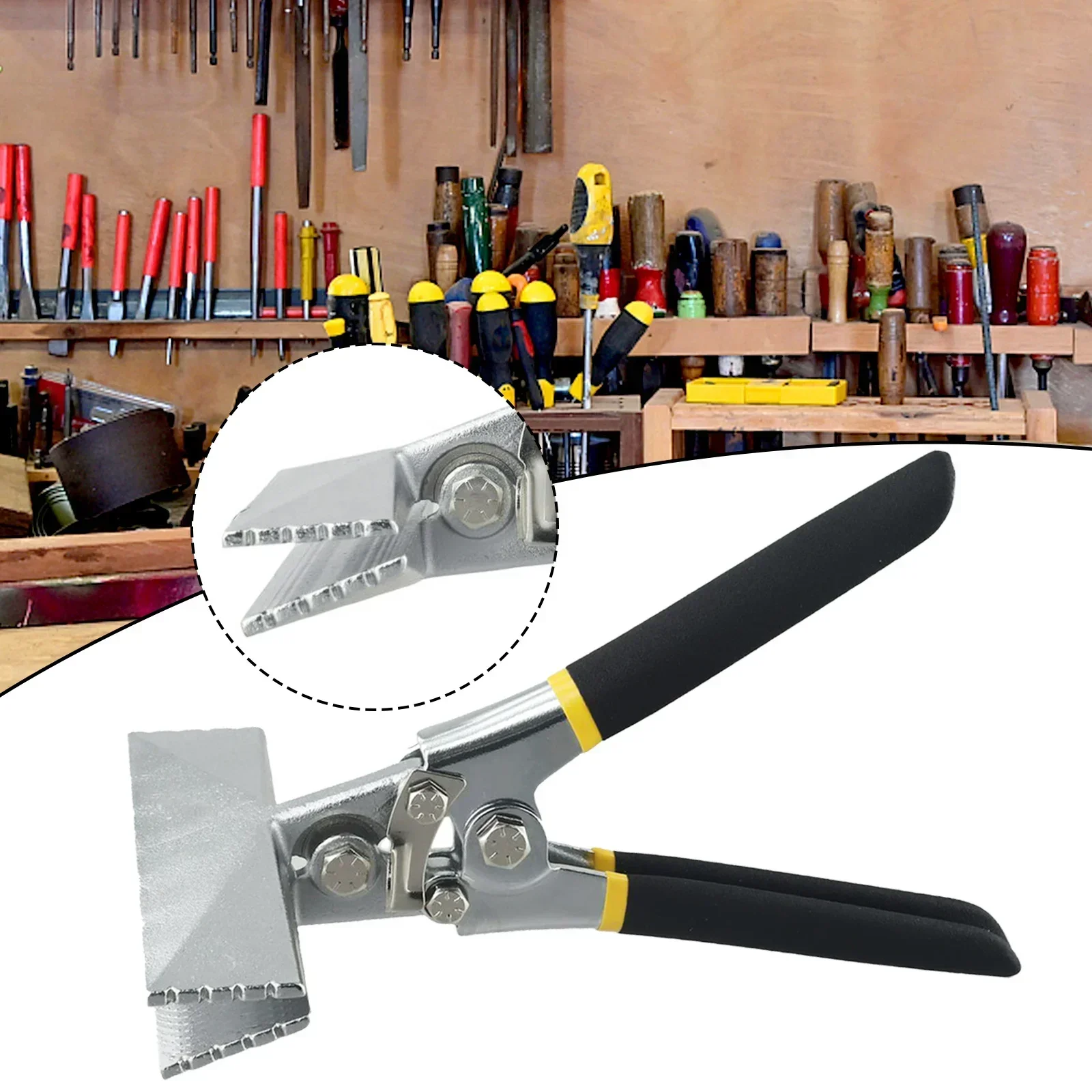 Sheet Metal Bending Pliers 80mm/Elbow 80mm/150mm Straight Handle Hand Seamer Crimping Folding Tool Multifunctional