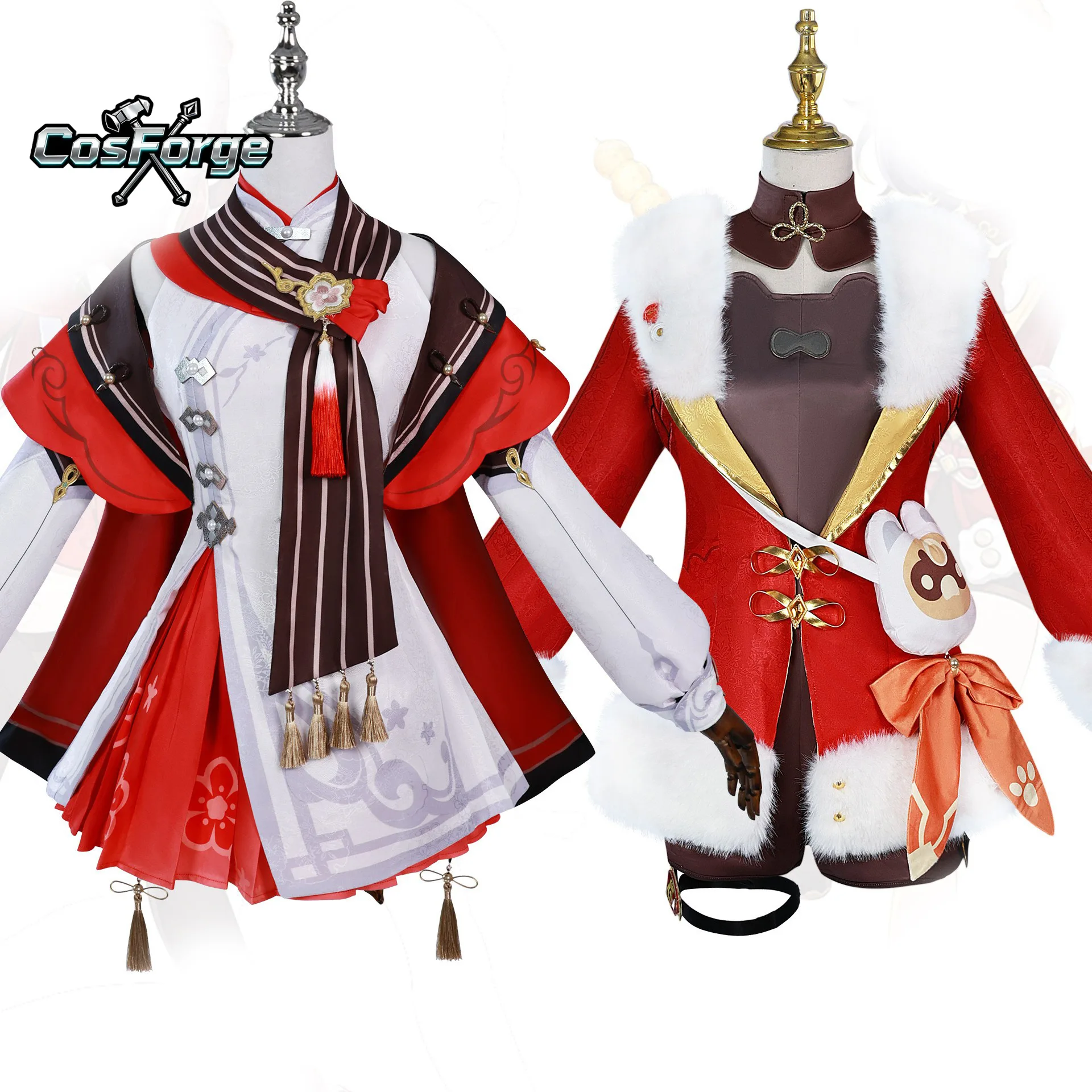 

Women's Hu Tao Hutao Cosplay Costume Genshin Impact Anime Halloween Outfit Cherry Snow Laden Design Game Skin Women's Shoes