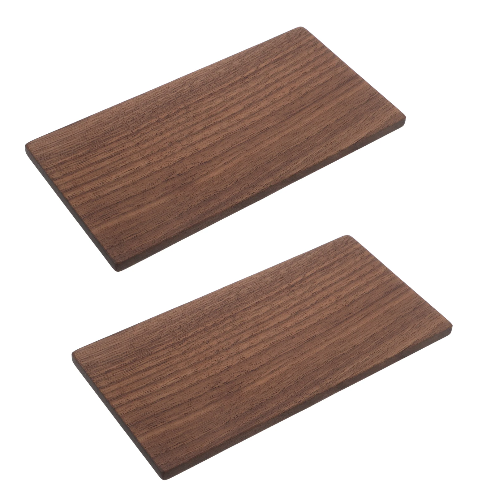 

2pcs Black Walnut Wood Solid Boards Thick Unfinished Panels For Diy Craft Engraving Burning Painting Walnut Lumber Planks