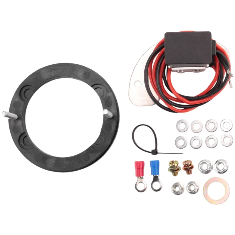 

1181 Ignition Conversion Kit Ignition Conversion Replace Pertronix Ignition Parts Black For 8 Cylinder Buick Jeep GMC 1957-1974