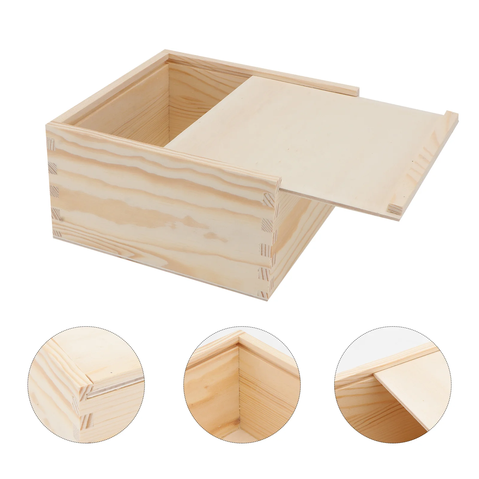 

Candy Box Wooden Gift Boxes Storage Container Stylish Case Wedding Party Supplies Bridesmaid