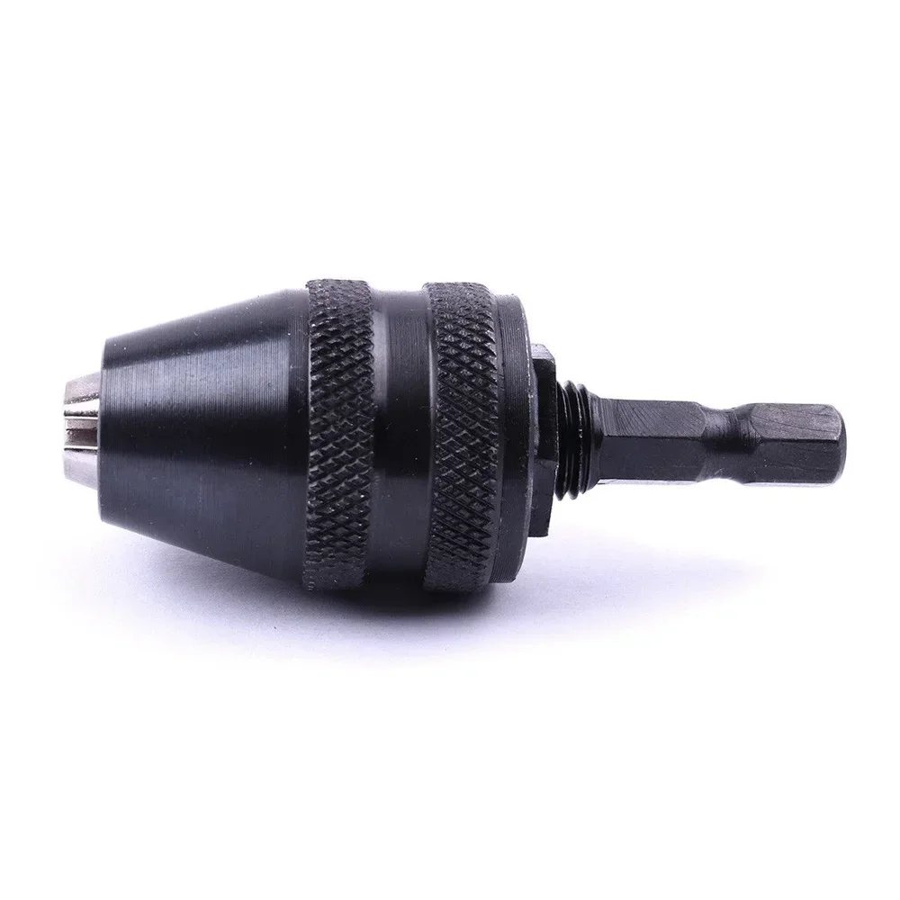 0.3-8mm Keyless Drill Chuck Electric Drill Bits Adapter Screwdriver Impact Driver 1/4\