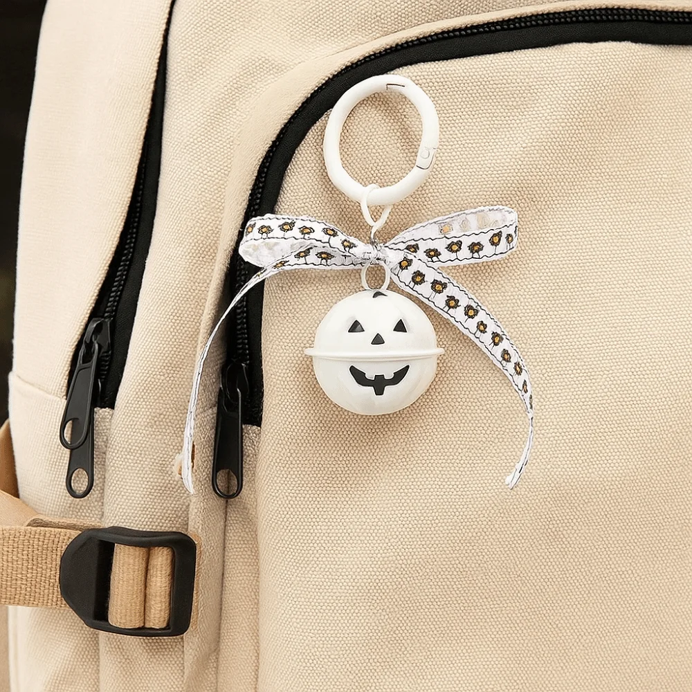 Creative Fashion Pumpkin Keychain Portable Iron Funny Pendant Unique Kawaii Car Keychain Daily Use