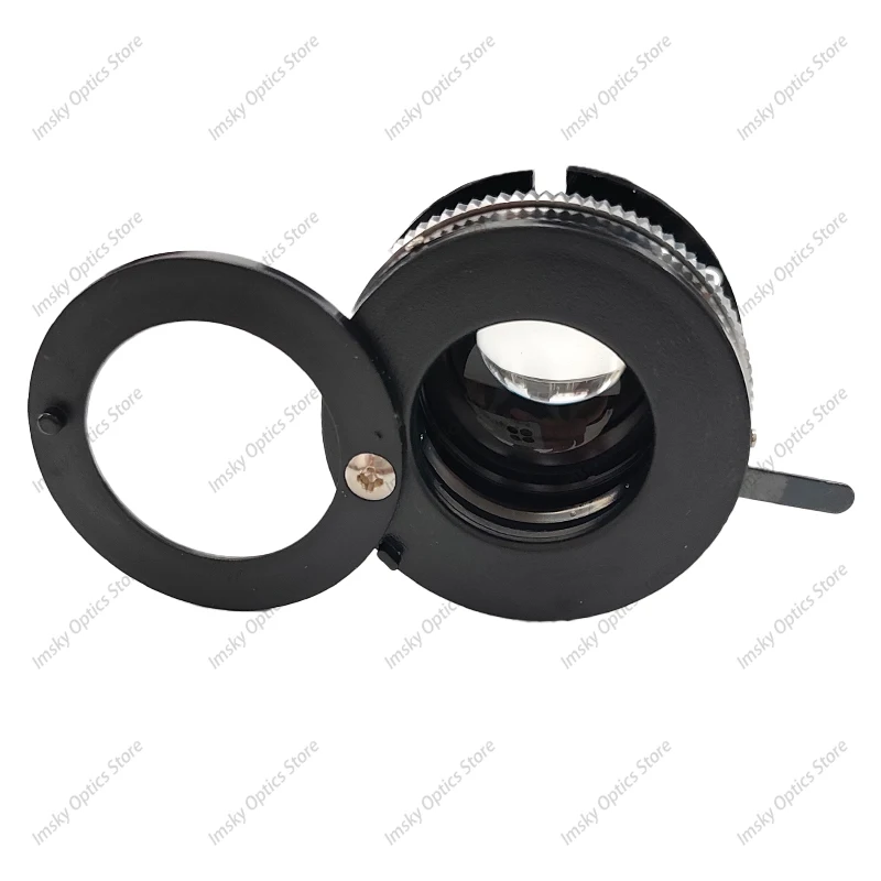 Biological Microscope N.A 1.25 Abbe Condenser Numerical Aperture 1.25mm Upper Diameter 37 mm With 3 Screws
