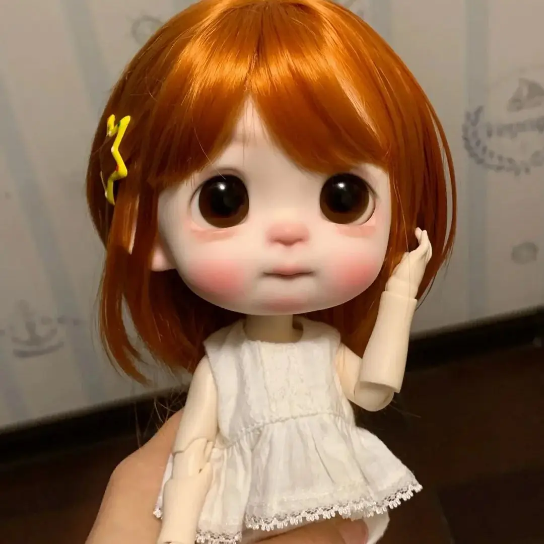 Nuovi Grandi Occhi 1/6 fangfang BJD sd Big Head Sd BAMBOLA Ragazze Adulti Fai Da Te Action Figure Anime Giocattoli Realistici Spedizione gratuita