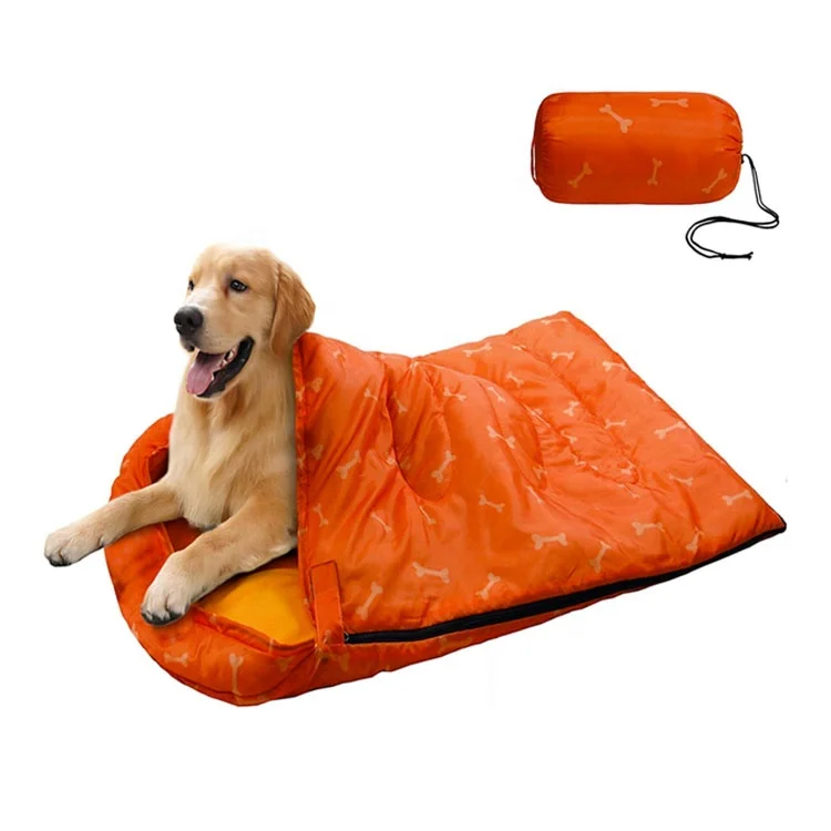 Sac de couchage pour chien U-PETS étanche chaud pliable avec sac de rangement pour intérieur extérieur voyage camping randonnée sac à dos