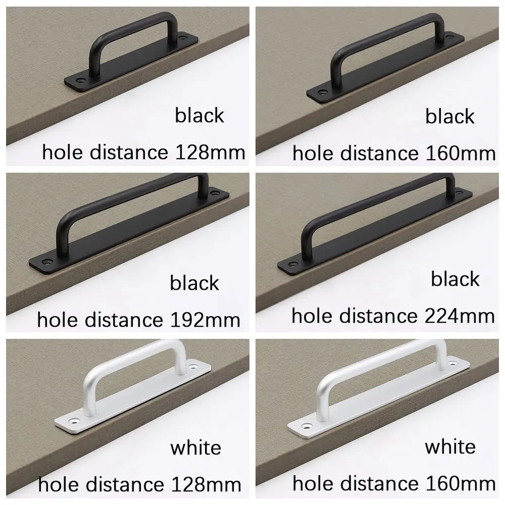 خزانة سبائك الألومنيوم باب الحظيرة الأجهزة مضمد يسحب مقابض مقابض لقطع الأثاث مقابض أدراج مقابض خزانة مقبض الباب