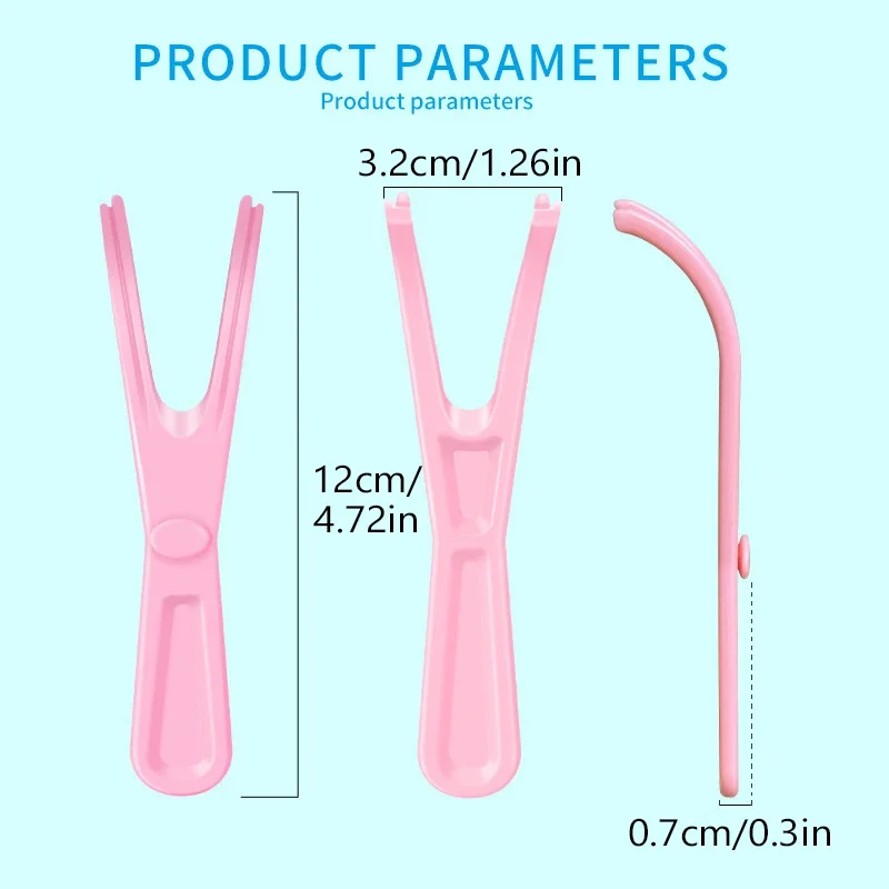 

1/5Pcs Without Dental Floss Oral Hygiene Toothpick Y Shape Plastic Dental Floss Rack Reusable Pick Holder Teeth Clean Care Tool