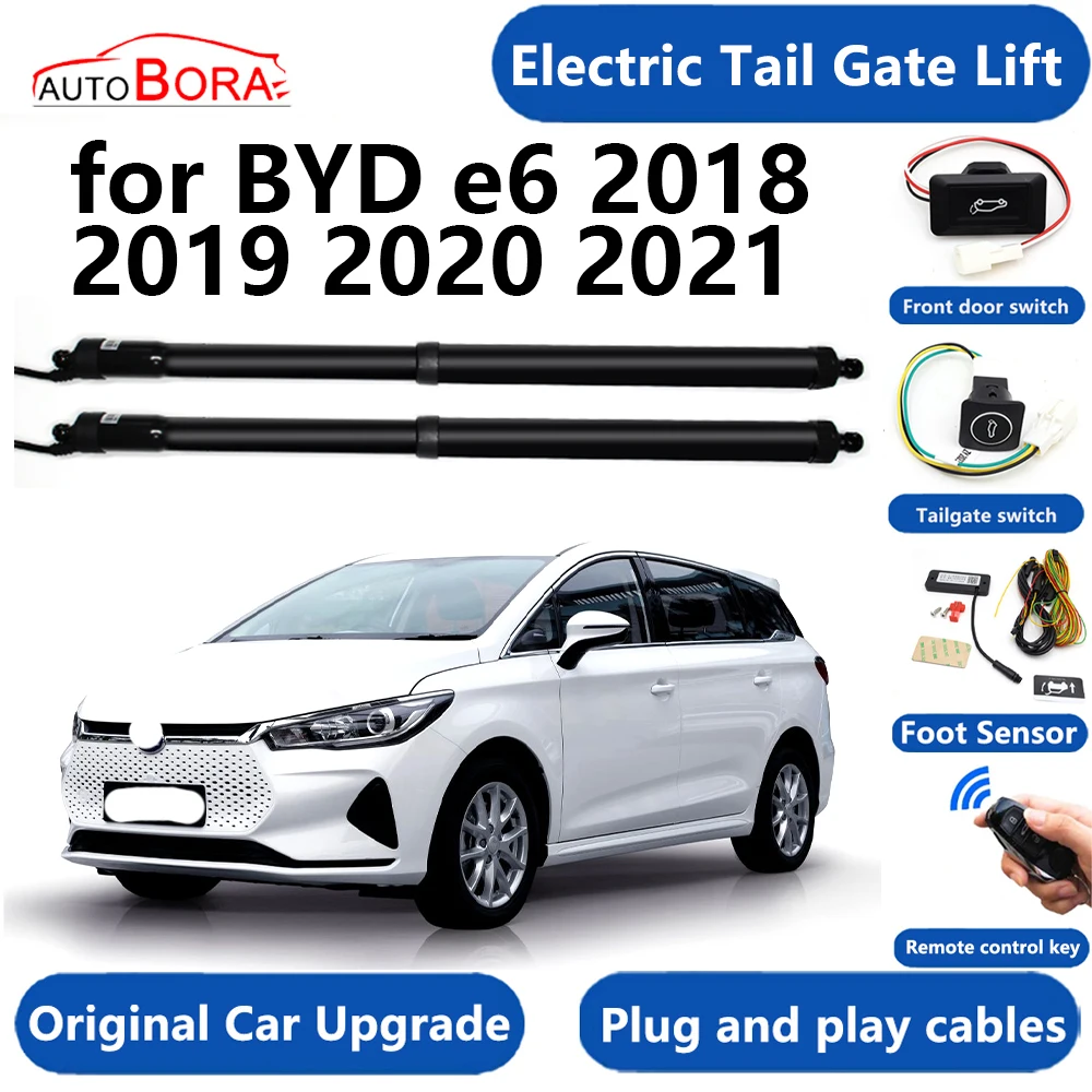 AutoBora Car Electric Tail Gate Lift System Power Liftgate Kit Auto Automatic Tailgate Opener for BYD e6 2018 2019 2020 2021