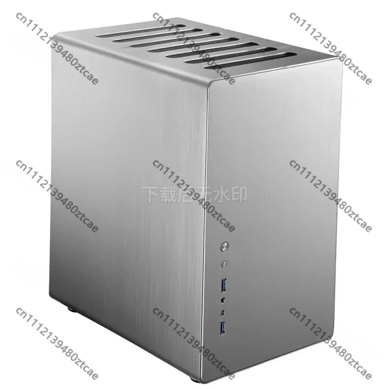 Full Aluminum Alloy Mid Tower PC Case ATX Desktop Computer Chassis Host Shell