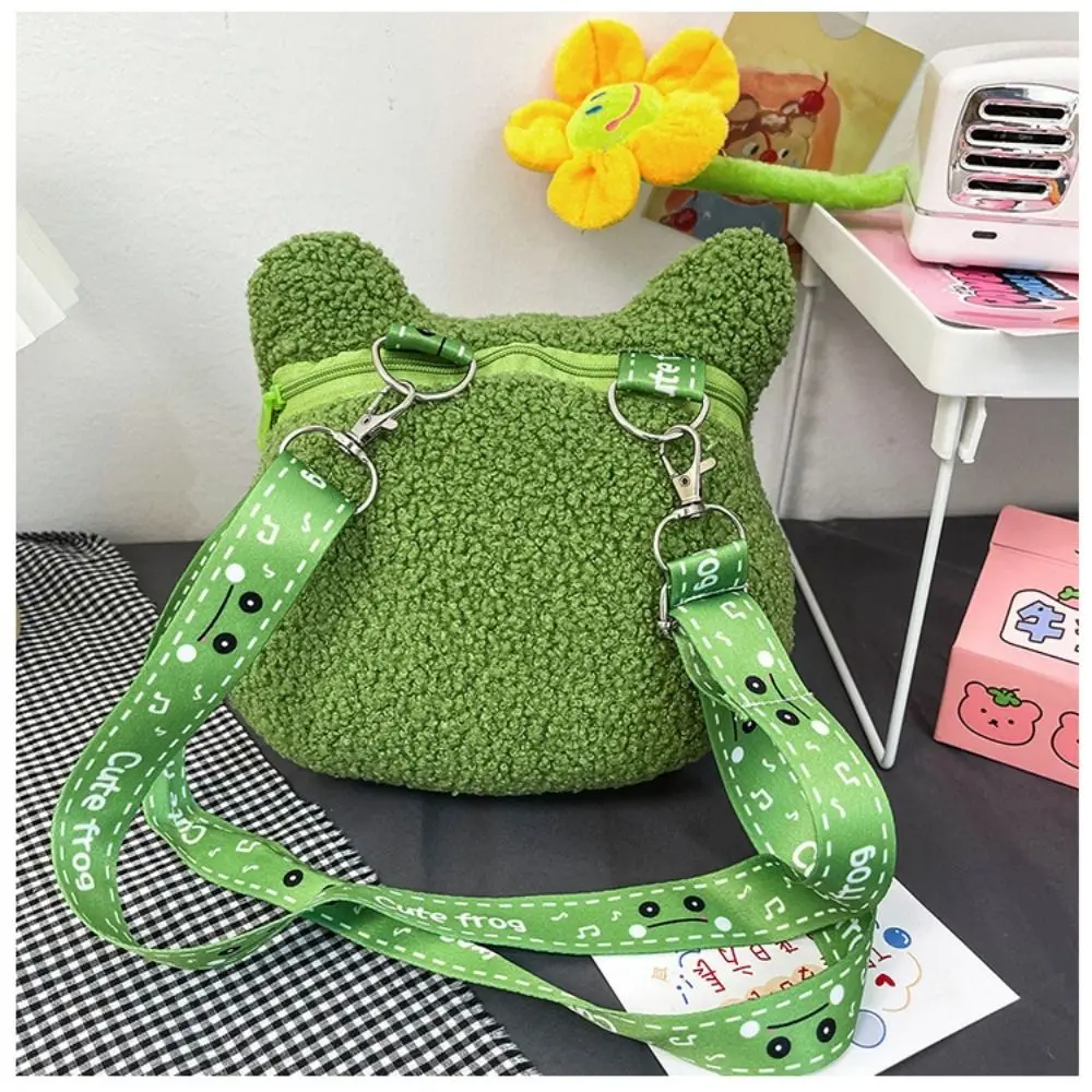 Gift Female Ugly Cute Doll Bag Plush Toy Messenger Bag Frog Backpack One Shoulder