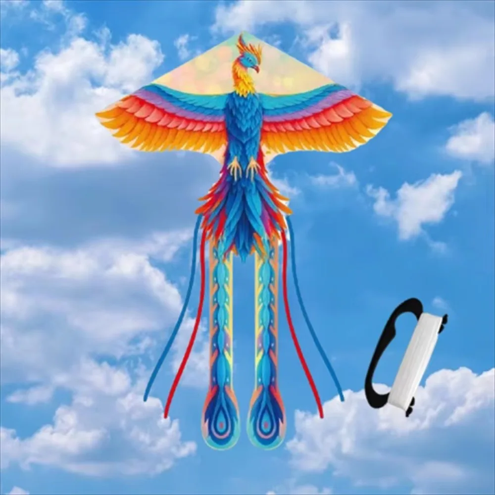 Grand cerf-volant Delta facile à voler, 100 mètres, corde de cerf-volant, bon volant, beau cerf-volant Phoenix, cadeau pour enfants, jouet volant, voyages en famille, nouvelle collection