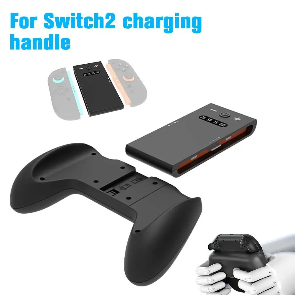 

Charging Grip For Switch 2 Controller – Ergonomic Handle With Fast Charging, Long-Lasting Battery, Gamepad Charger Dock
