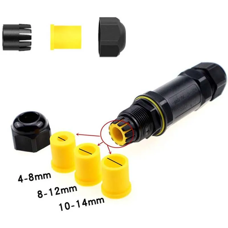 M25-5 Core Waterproof Connector, Outdoor Waterproof Insulated Screw-Type Terminal