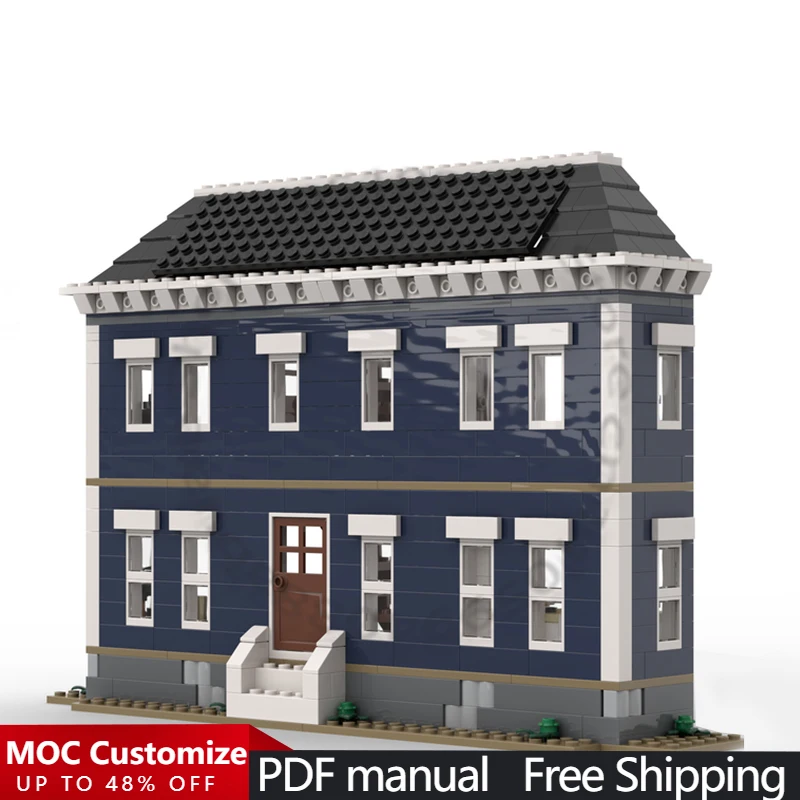 

610 PCS Modular Construction The Creel House Enclosure - Compatible with Set 11370 MOC Customize Modular DIY Holiday Toy Gifts