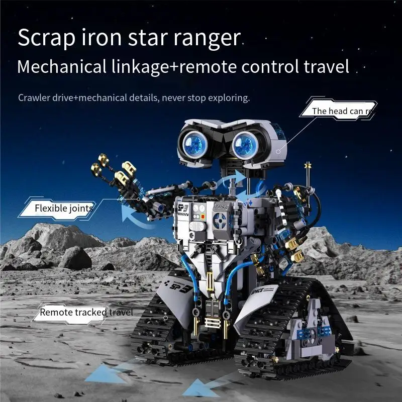 

Space Shuttle Programming Robot Dual Variable Building Blocks Rocket Space Station Model Building Blocks Children's Kit Toys