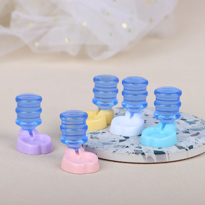 1/12 Dollhouse Mini Pet Water Dispenser Dollhouse Furniture Decor Ornaments Dolls House Accessories Pretend Play Toys