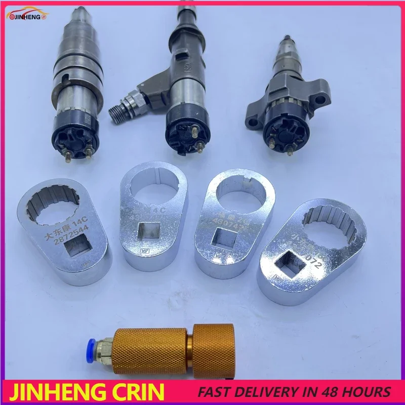 CRIN Diesel Common Rail Injector Solenoid Valve Remove Tool Oil Return Collector 9mm for Cummins 2872544 4307475 4327072