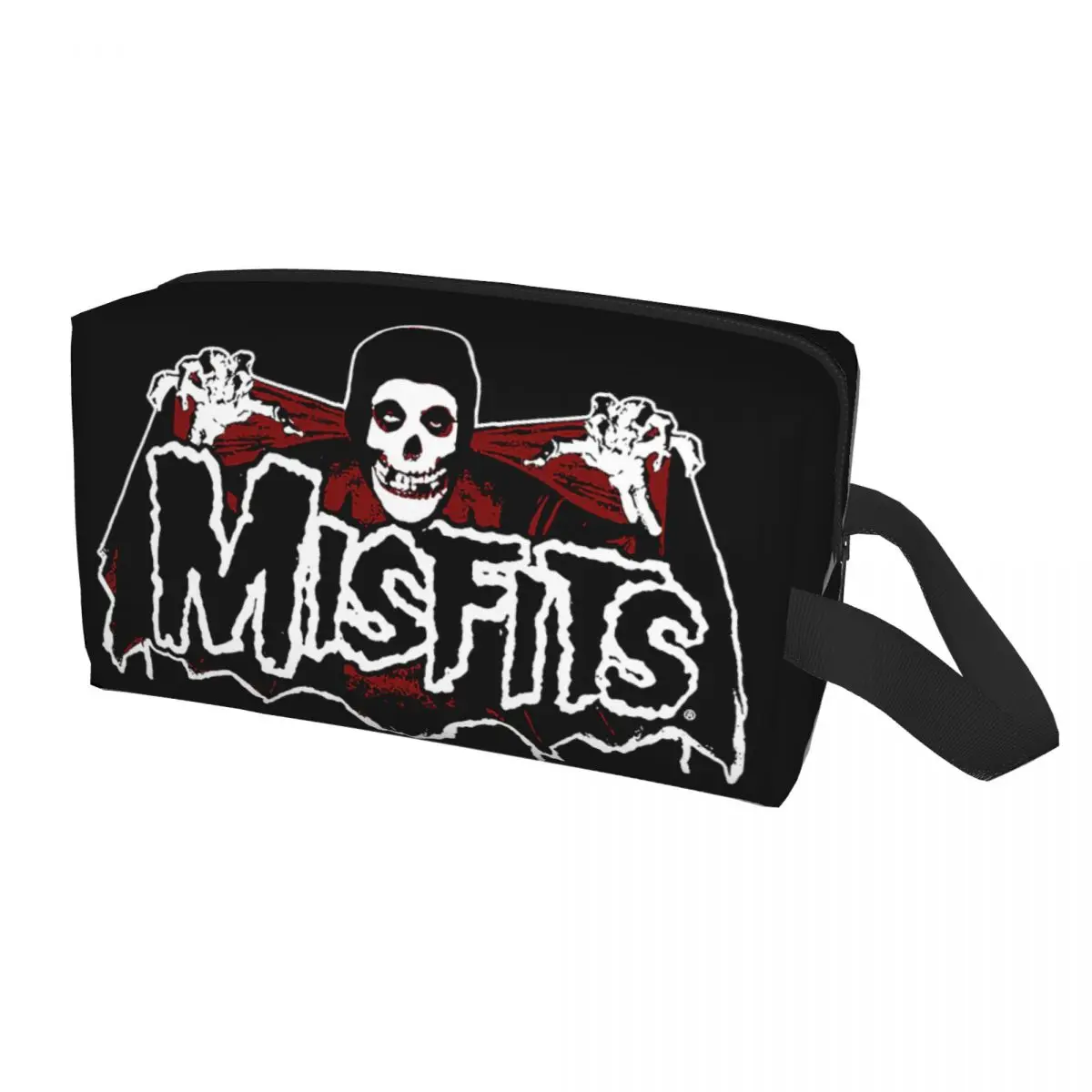 Punk Rock Band Misfits Cosmetic Bag Women Fashion Big Capacity Makeup Case Beauty Storage Toiletry Bags