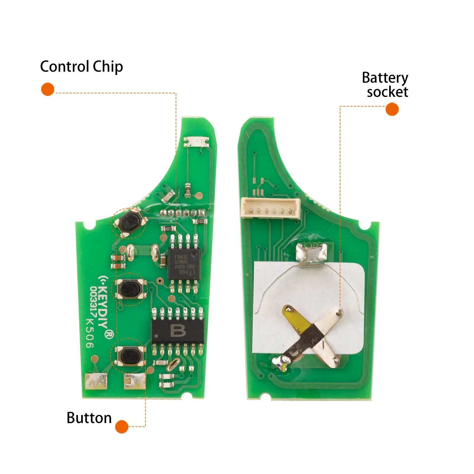 KEYDIY KD B04 Universal Wire Car Remote Key 3 Buttons for Hyundai Kia Type Remote Car Key for KD-X2 KD-MAX KD-X4 Key Programmer
