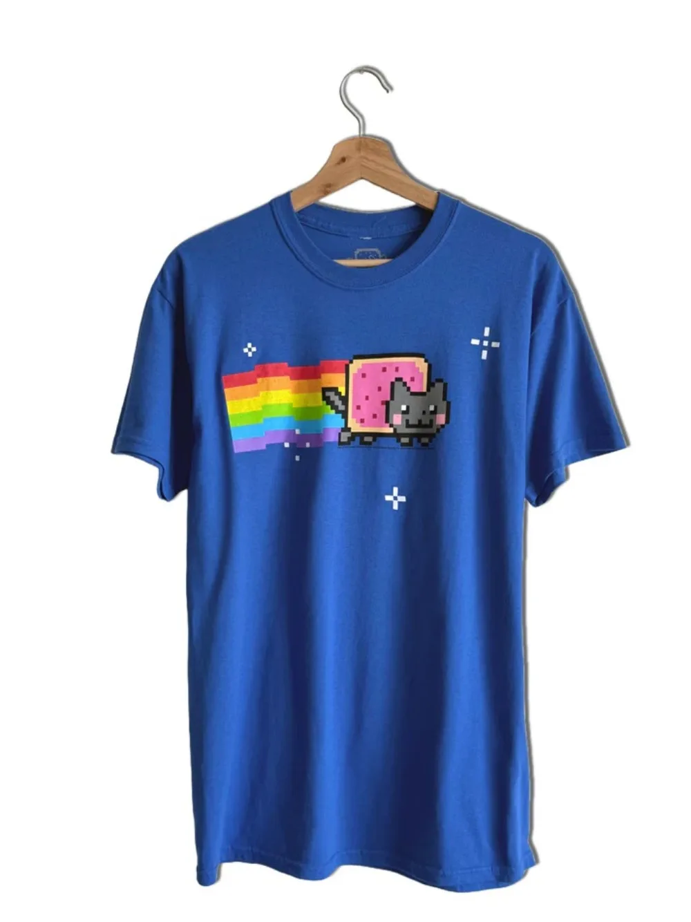 Nyan Cat Funny Pattern Print T-Shirt Summer Fashion Casual