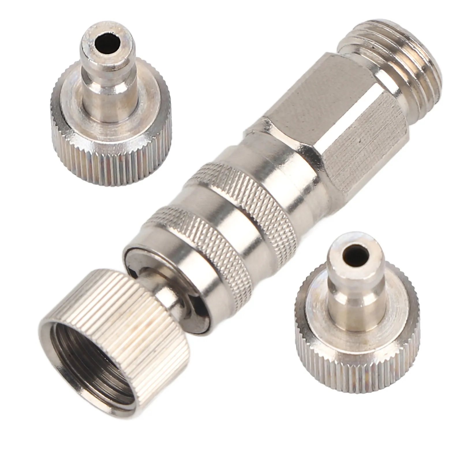 

Brass Airbrush Coupler Quick Release Disconnect Fitting Coupling Adapter Professional Accessories