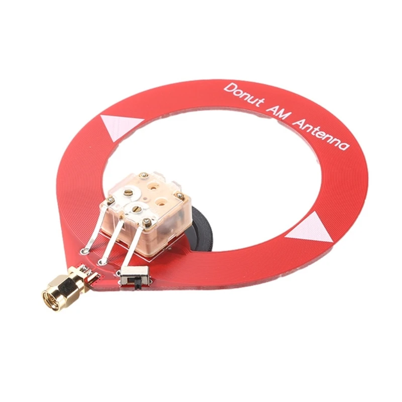 Ăng Ten Bánh Rán MW/SW MW Ăng Ten Sóng Ngắn 4 MHz-24 MHz 500kHz-2000kHz Nhỏ Ăng Ten Bánh Rán Không Gờ cho Ăng Ten Radio