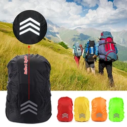 Outdoor Reflective Backpack Rain Cover 190T Fishing Cycling Hiking Climbing Bag Cover Waterproof Rain Cover for Backpack 18-45L