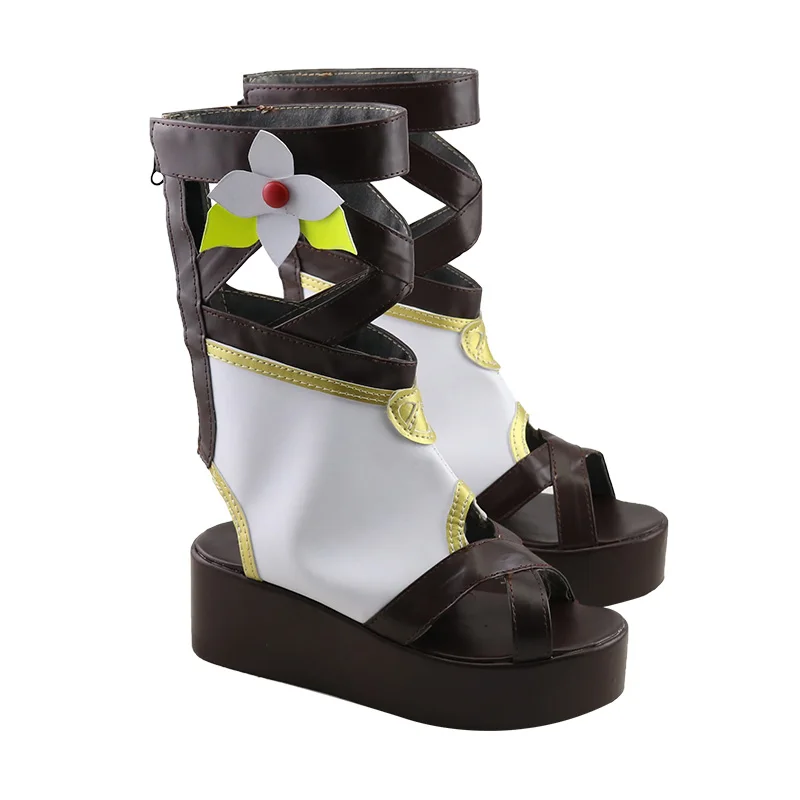 ปริ๊นเซสคอนเน็ค! รองเท้าคอสเพลย์ Re:Dive Natsume Kokkoro รองเท้าบูทอนิเมะสำหรับงานปาร์ตี้ฮาโลวีนและเกม