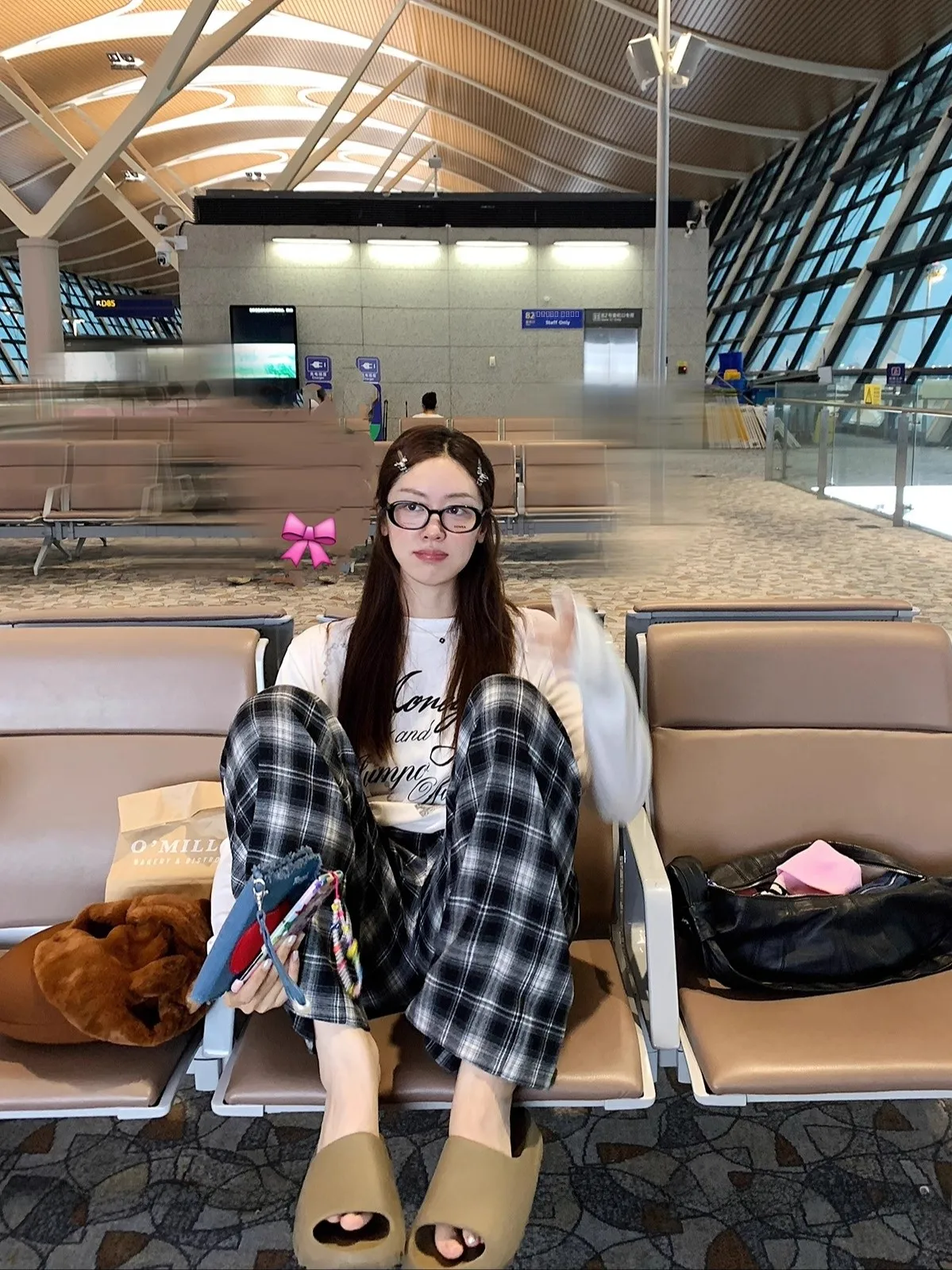 

Stberry Jump Color Colion Long Sve round Ne Casual Print T-irt Women's Autumn Silk Slim Fit Base irt Top