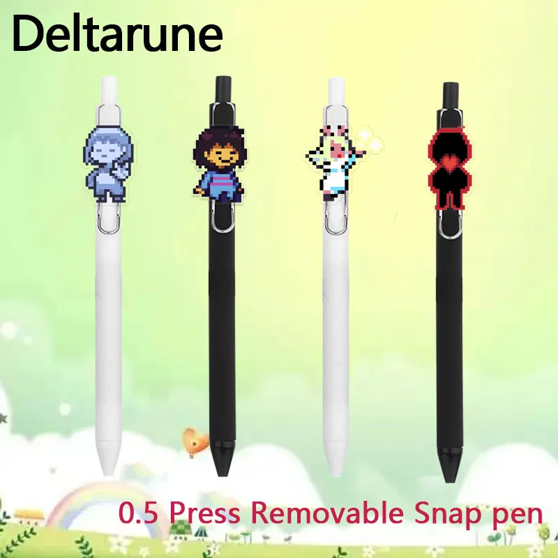 

Гелевая ручка Deltarune Pixels с рисунком Lancer, студенческая школьная учебная ручка Susie, офисные фирменные принадлежности Kris Draw Kawaii, праздничный подарок