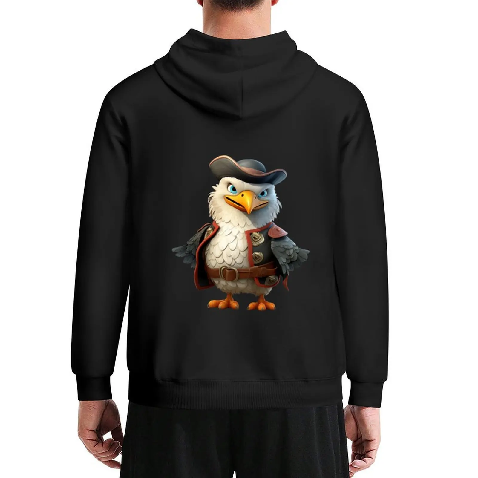 

Kawaii Seagull Pirate Hoodie japanese style korean clothes men clothing anime clothing hoodies for men high quality