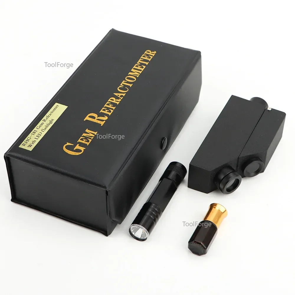 

High-precision Jewelry Identification Diamond Detector Built-in Light Source Diamond Detector Gem Refractometer Tool