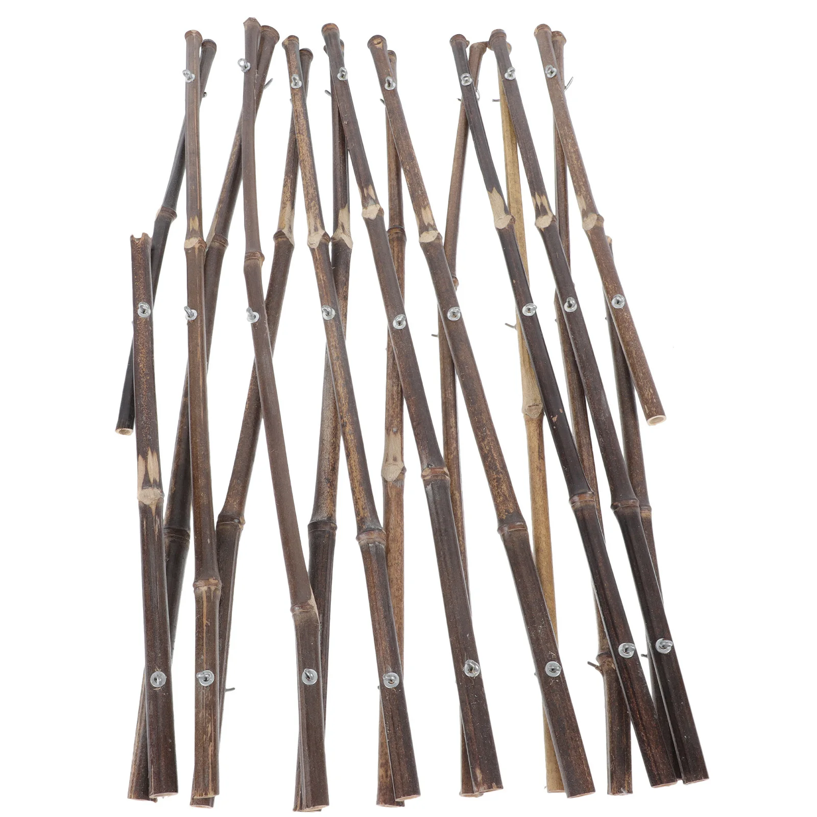 

1Pcs Bamboo Fence Yard Durable Anti-Corrosive Decorative Garden Fence Plants Protector Adjustable Outdoor Use