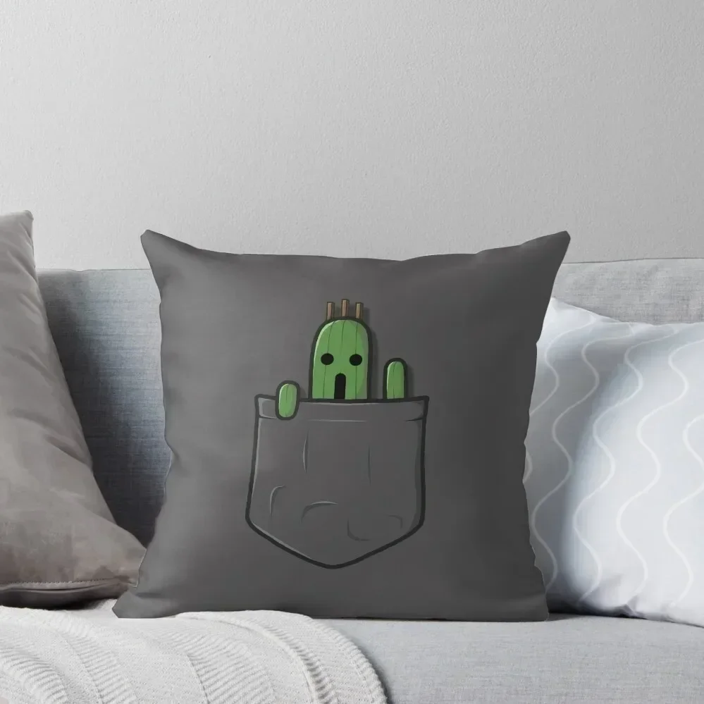 Little Pocket Cactuar Throw Pillow Covers For Sofas Pillowcases Bed Cushions bed pillows ornamental pillows pillow