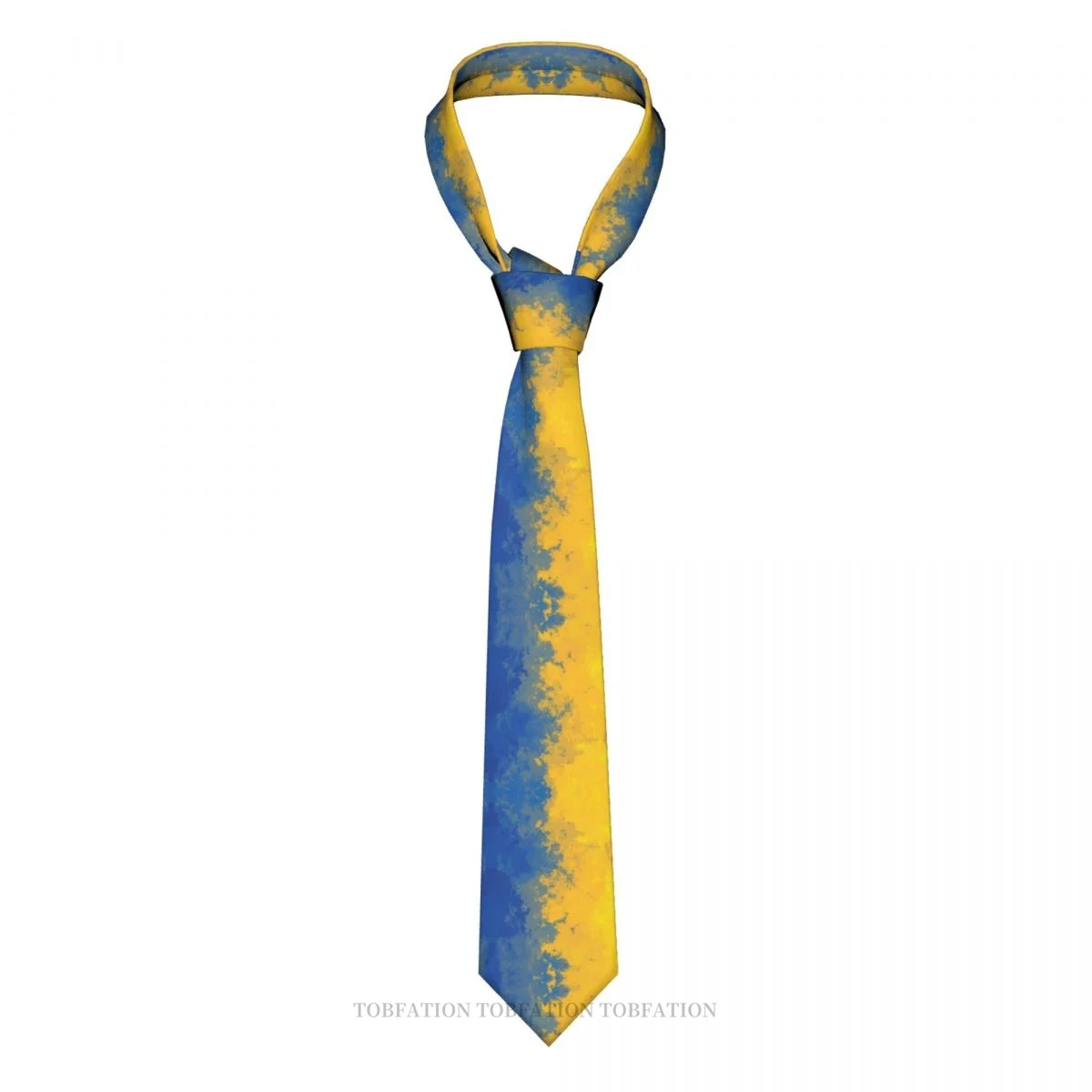 

Flag Blue Yellow Ukraine Ukrainian New 3D Printing Tie 8cm Wide Polyester Necktie Shirt Accessories Party Decoration