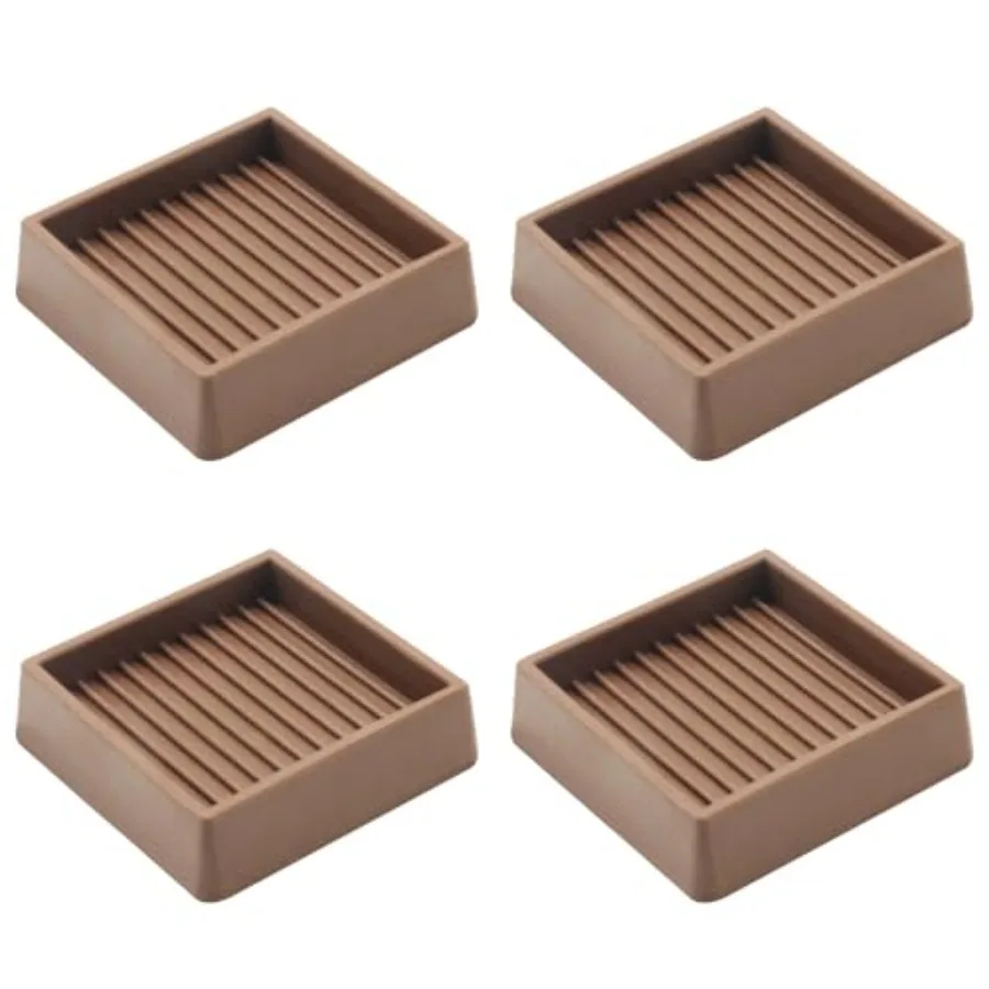 

2X2 Rubber Caster Cups, Non Slip Furniture Pads, Anti-Slip Furniture Gripper, Anti Skid Furnitures Feet, Anti Slide Floor Prote