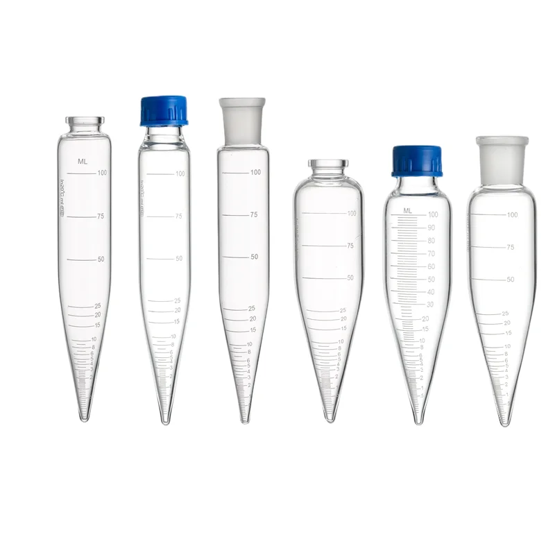 Glass Centrifuge Tube 100ML ASTM D96 Pointed Bottom Centrifuge Tube, Borosilicate Glass, Petroleum Centrifuge Tube