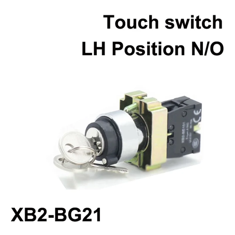 

touch switch XB2-BG21 2 position with key stay put Pressure switch N/O rotary switch LH position