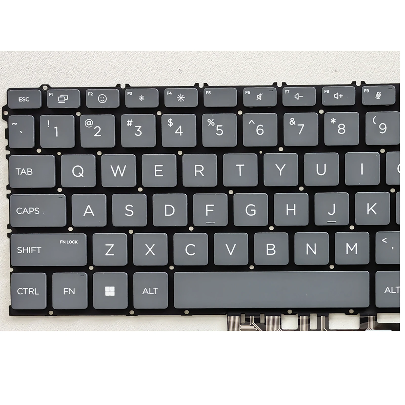 US Backlit Gray Laptop Keyboard for HP OmniBook TPN-W163 14-fe 14t-hk 14z-hm